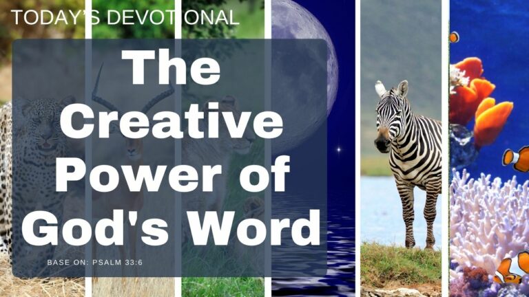 The Creative Power of God’s Word